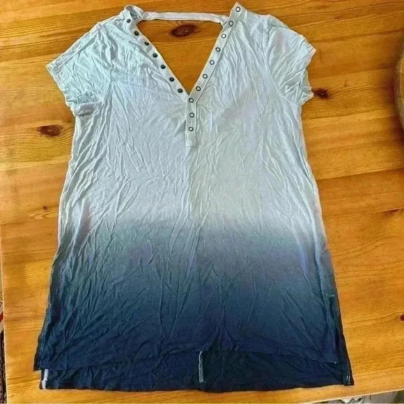 American Eagle, Deep V-Back, Gray Women's Top - M - Picture 6 of 6